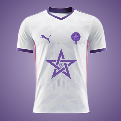 Maroc Violet/blanc