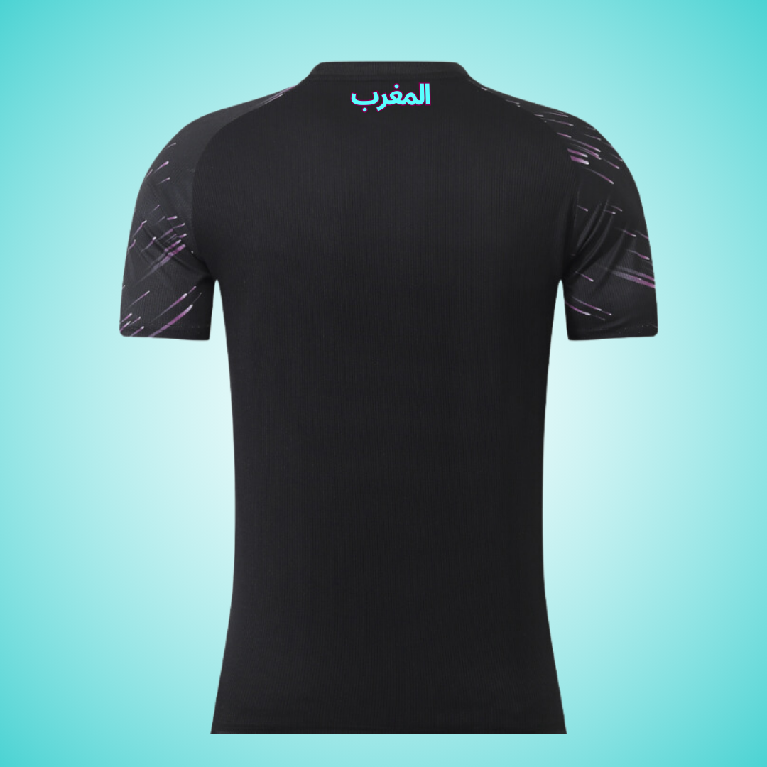 Maroc Noir/Turquoise