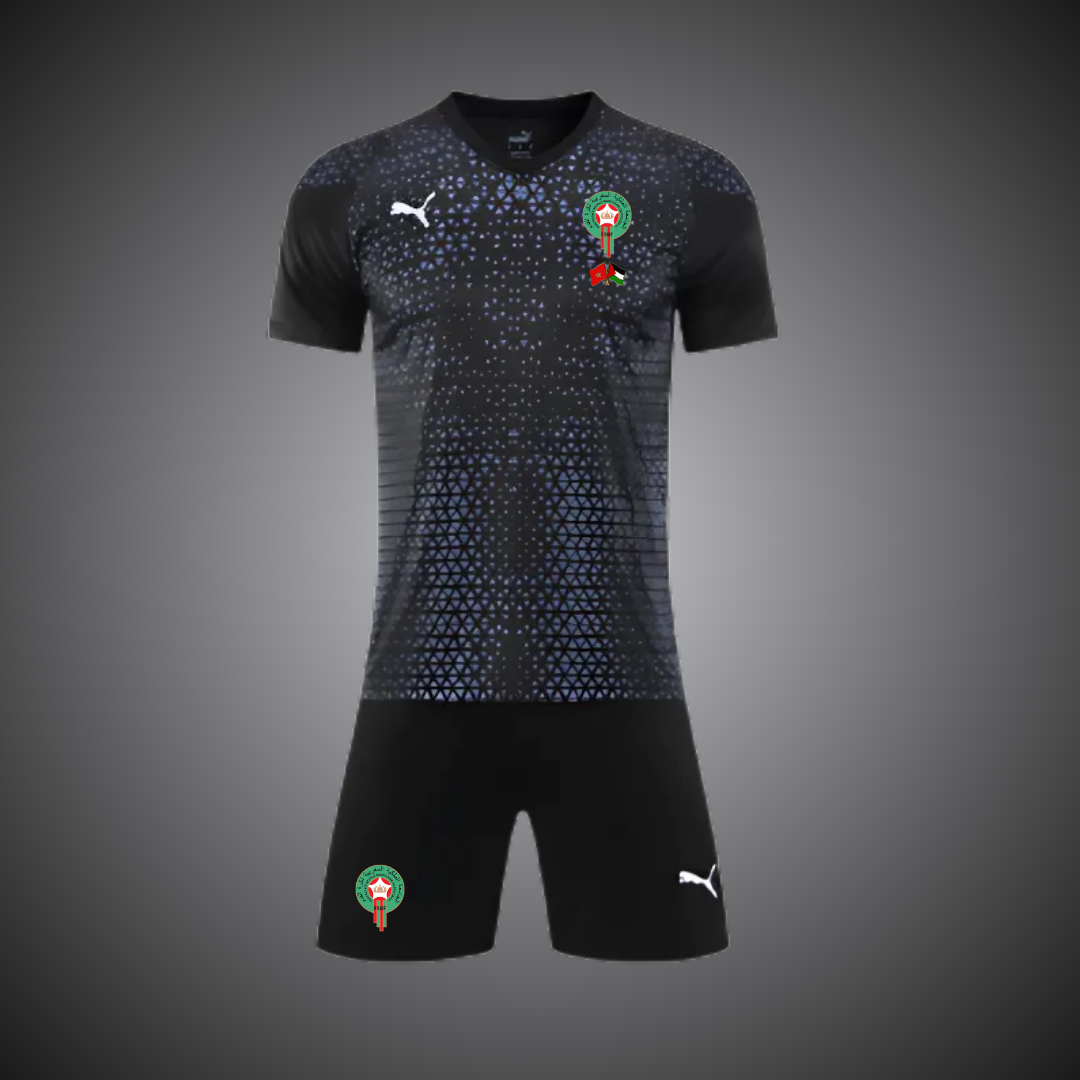 Maillot Maroc x Palestine Black