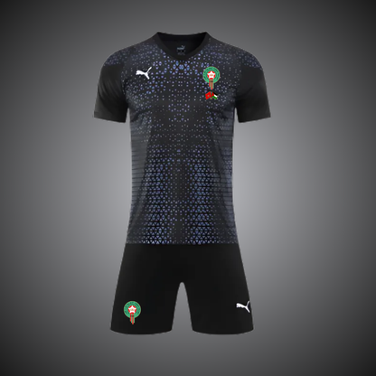 Maillot Maroc x Palestine Black