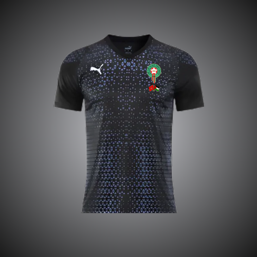 Maillot Maroc x Palestine Black