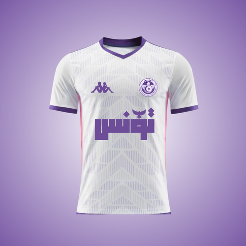 Tunisie Tropic violet/blanc