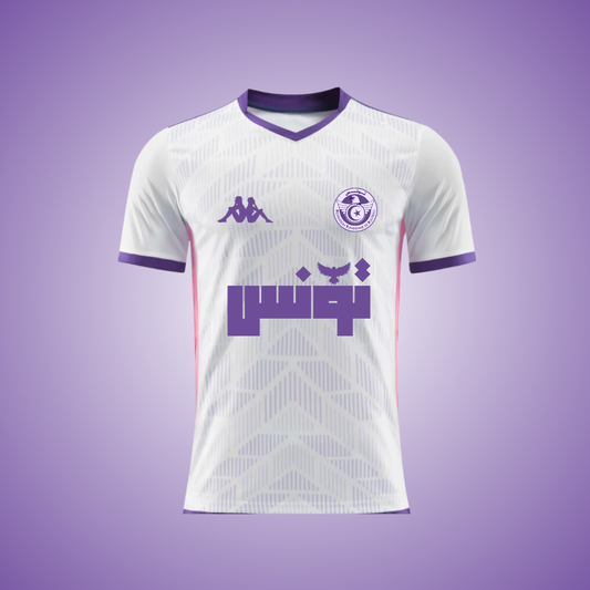 Tunisie Tropic violet/blanc