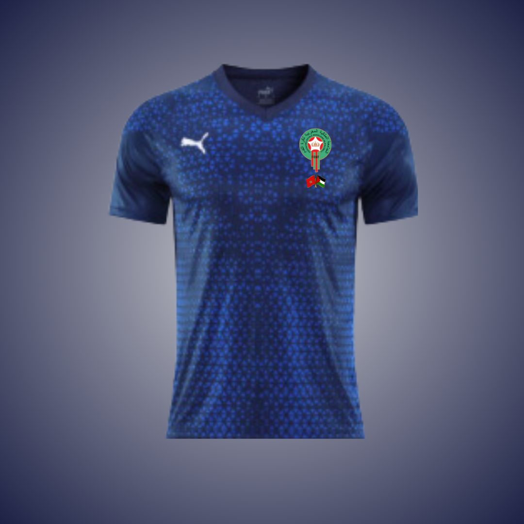 Maillot Maroc x Palestine Bleu marine